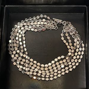 Towne & Reese - Lina Multi Strand Bracelet in Silver